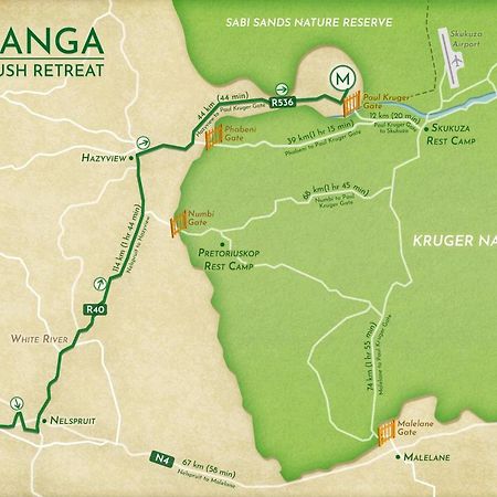 Готель Mananga Bush Camp Скукуза Екстер'єр фото